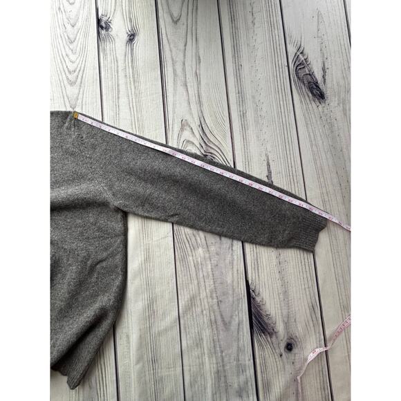 Eddie Bauer Men's Size XL 100% Lambswool Gray Sweater Warm Cozy Wool - Picture 5 of 8
